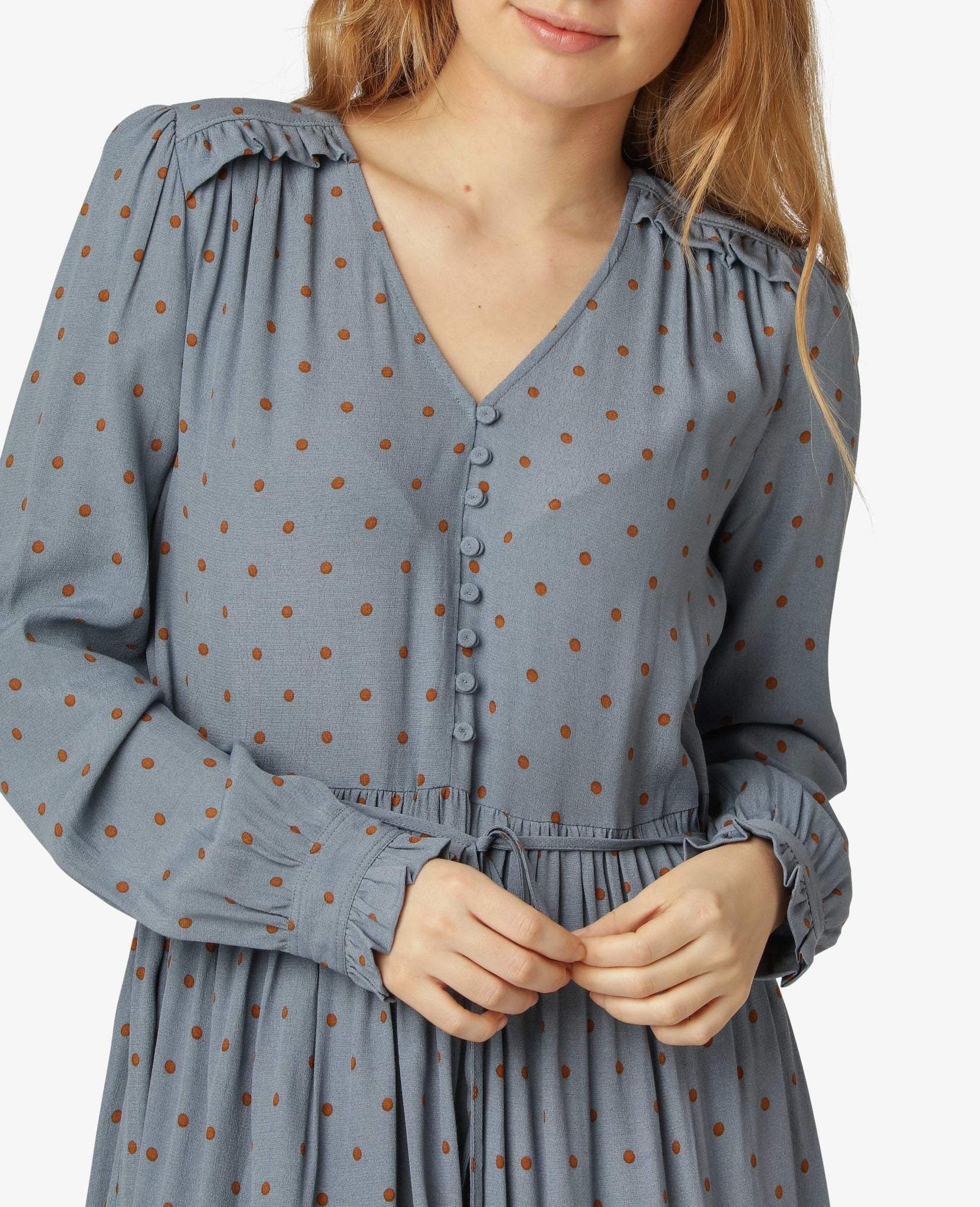 BELLANN DOTTED DRESS - KleiderNoa Noa