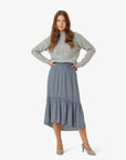 YRSANN STRICKBLUSE IN WOLLMISCHUNG