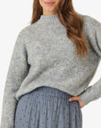 YRSANN STRICKBLUSE IN WOLLMISCHUNG