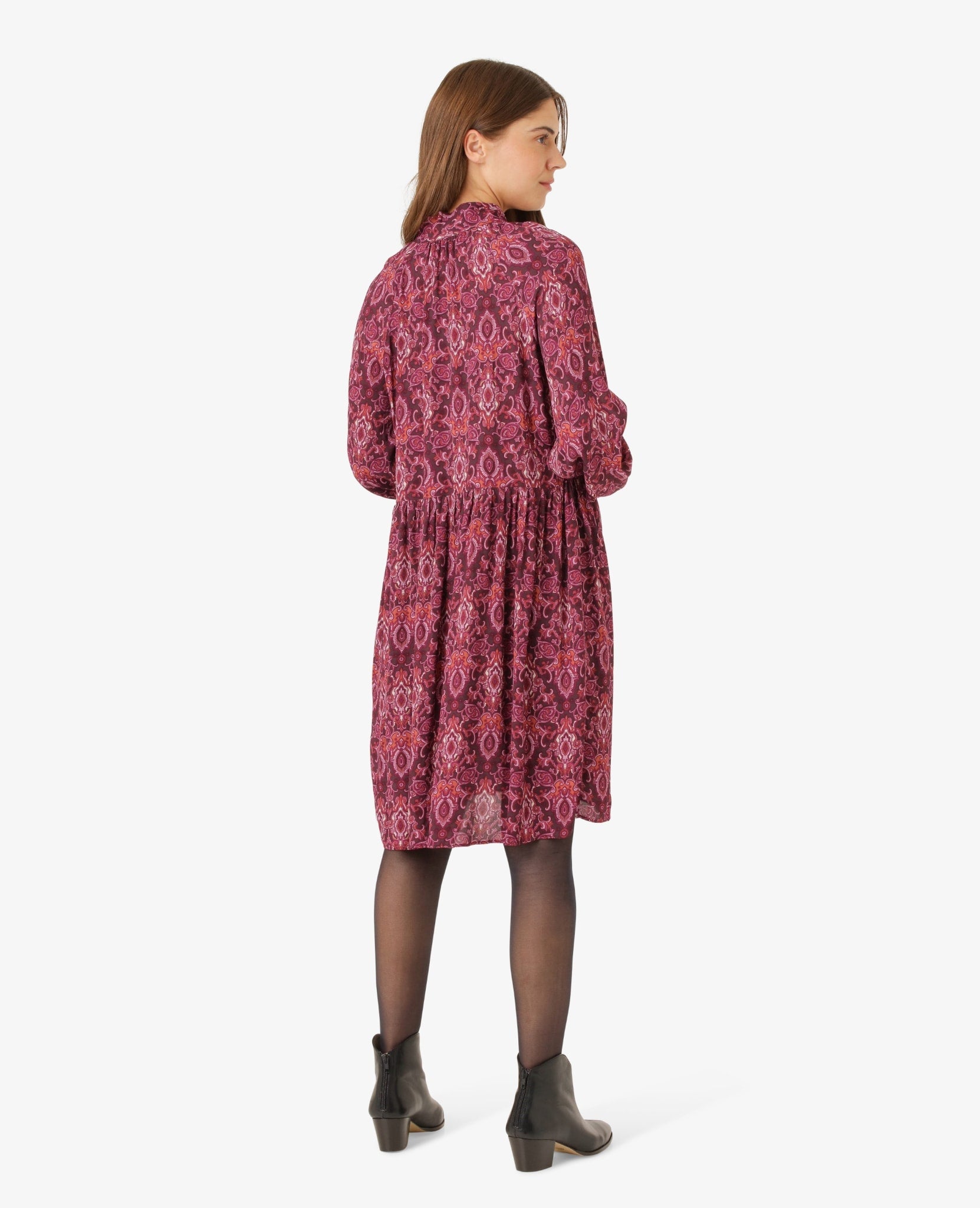 BINANN GEMUSTERTER KLEID - KleiderNOA NOA