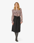 MIFUNENN SKIRT WITH TIE-BELT