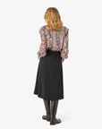 MIFUNENN SKIRT WITH TIE-BELT