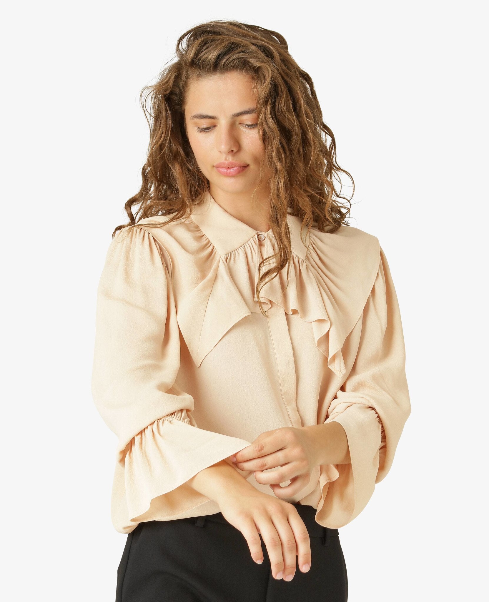 BELLENN RUFFLED SHIRT - HemdenNoa Noa