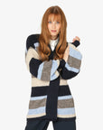 VICKEYNN GESTREIFTE CARDIGAN