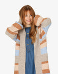 VICKEYNN STRIPED CARDIGAN