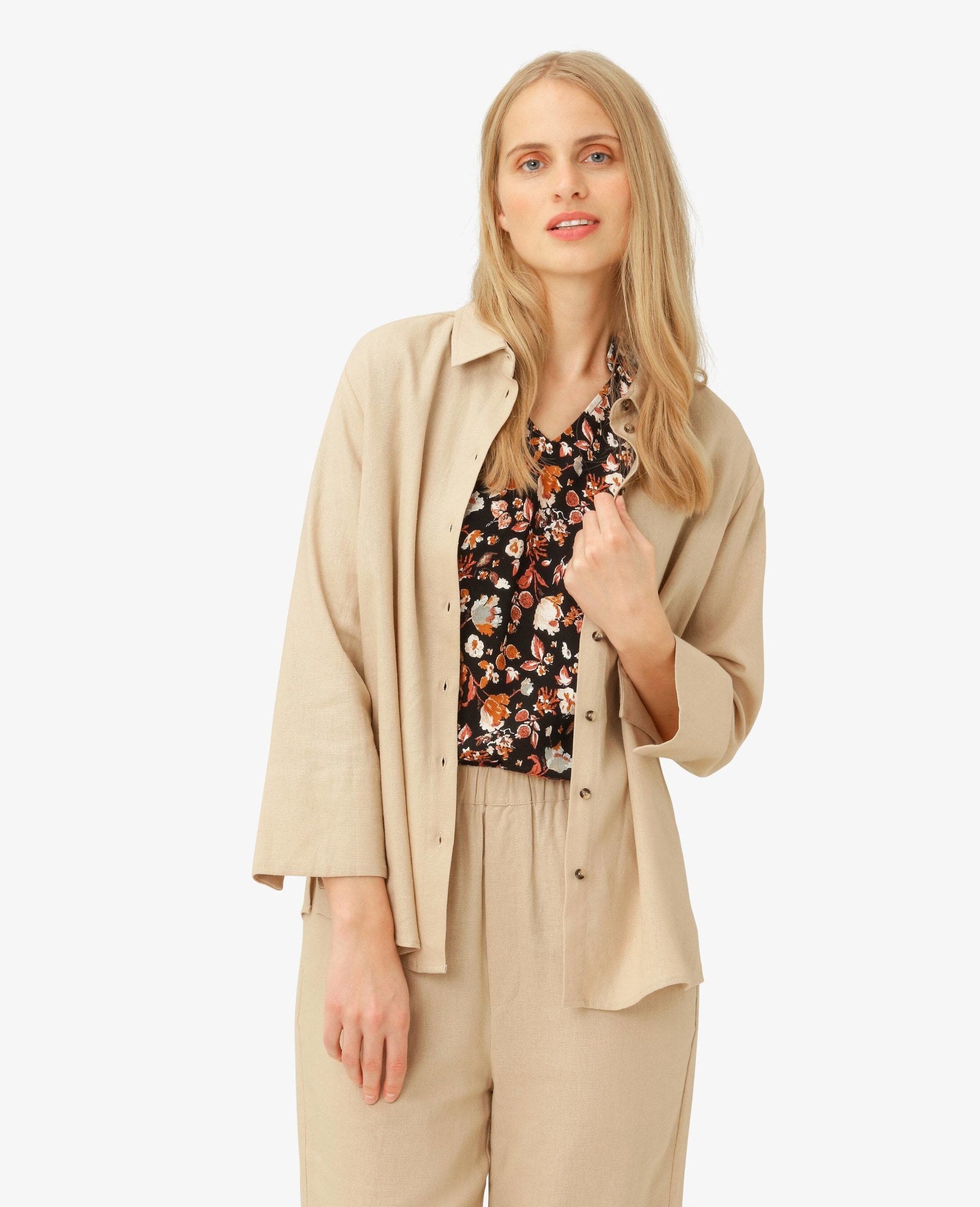 AMIRANN LINEN BLEND SHIRT