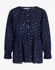 NIKITANN GEPUNKTETE BLUSE