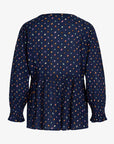 NIKITANN GEPUNKTETE BLUSE