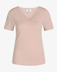 LYDANN T-SHIRT MIT V-AUSSCHNITT