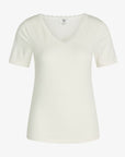 LYDANN T-SHIRT MIT V-AUSSCHNITT