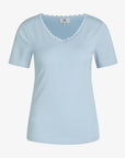 LYDANN T-SHIRT MIT V-AUSSCHNITT