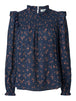 Print Navy/Brown