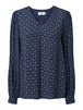 Print Navy Blue