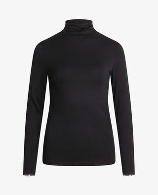 LAURANN ROLL NECK BLOUSE