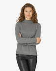 LOUISANN PULLOVER MIT STEHKRAGEN