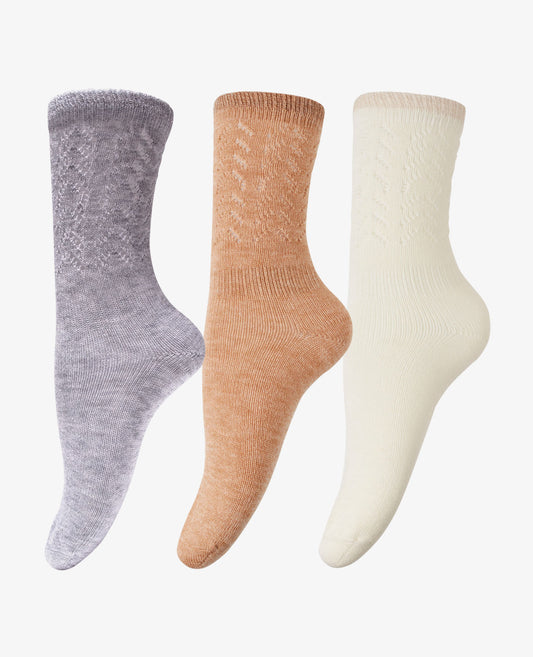 3 PACK GAJA WOLLE-MIX SOCKEN