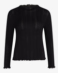 MINDYNN ORGANIC POINTELLE BLOUSE