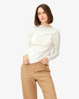 MINDYNN BIO POINTELLE BLUSE
