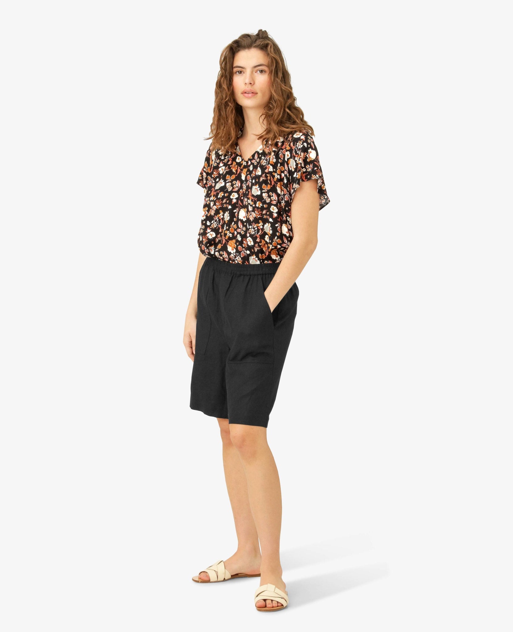 AMIRANN LEINENMISCHUNG SHORTS