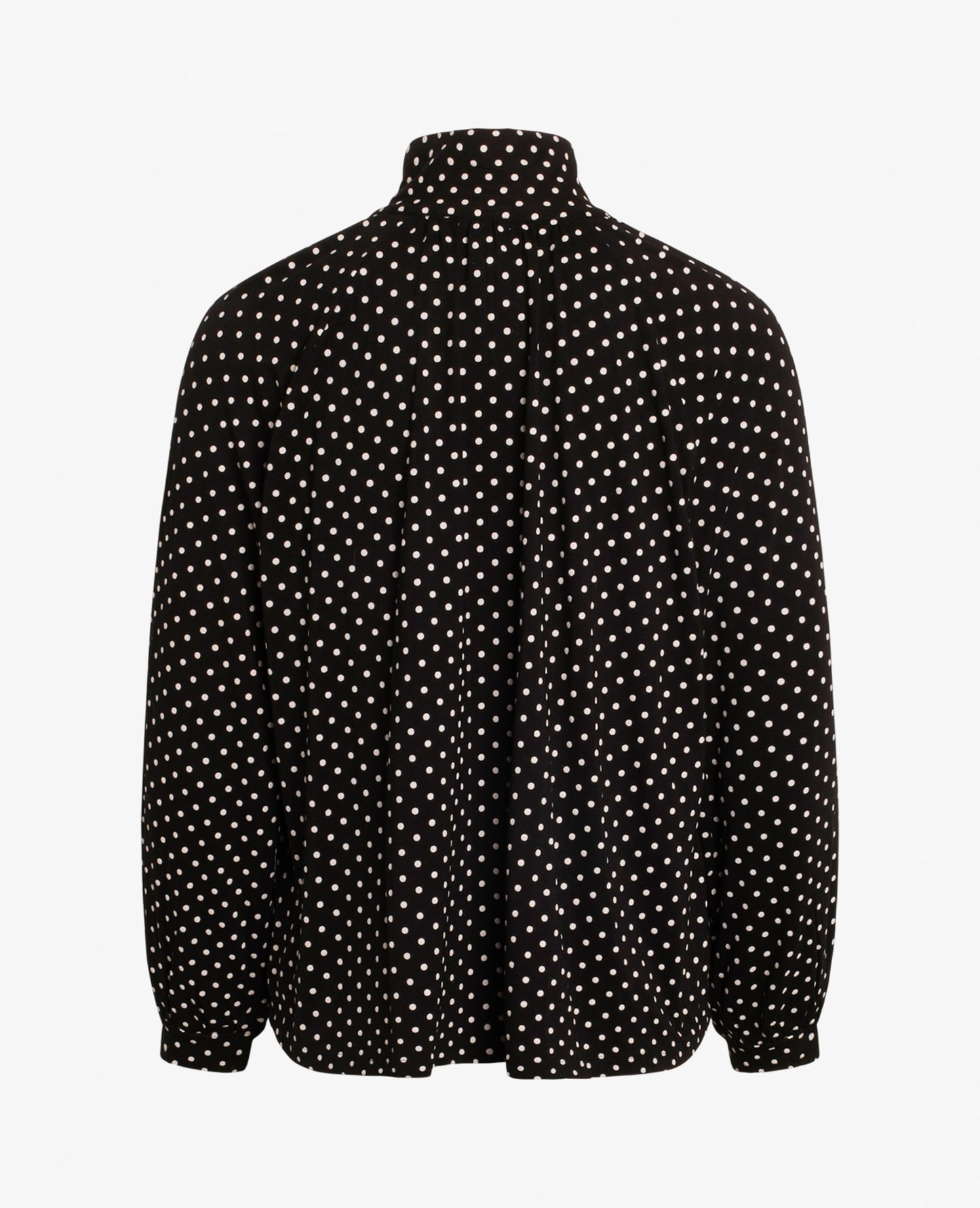 DOTTED JERSEY BLOUSE