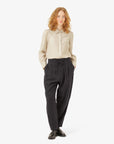 EVANN SHIRT WITH FRILLED COLLAR